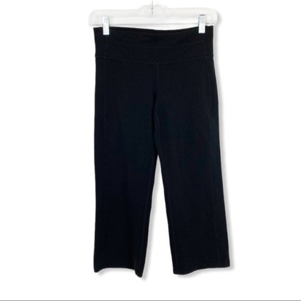 Athleta Kickbooty‎ Capri Cropped Leggings S Black